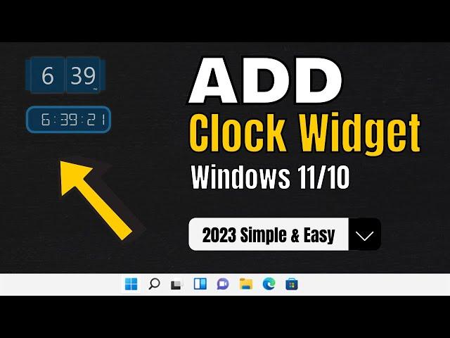 How to Add Clock Widget in Windows 11 Desktop (3 Clocks) 2023