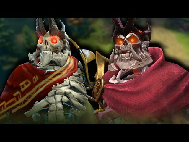 Dota 2 - Skeleton King & Wraith King Arcana Comparison