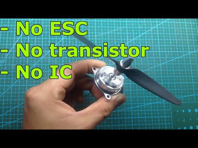 Running Motor HDD without ESC