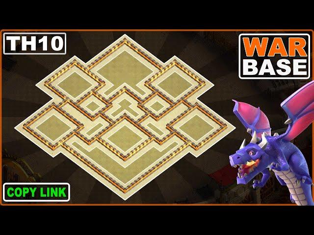 NEW! COC TH10 War Base 2024 Copy Link | Anti 2 star Town Hall 10 base - Clash of Clans