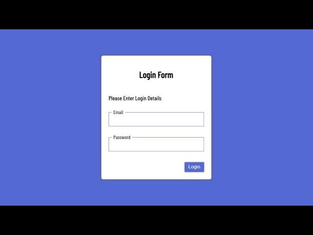 Simple Login Form with Placeholder Animation [HowToCodeSchool.com]