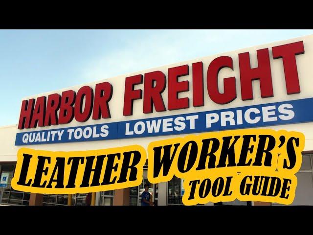 Essential Leathercraft Tools You NEED To Start Out! From Harbor Freight