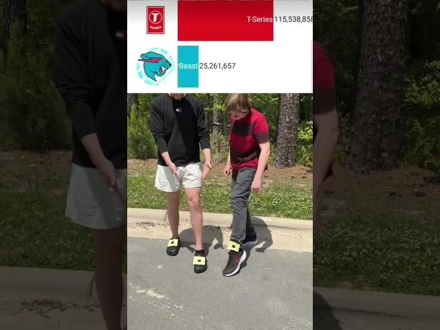 MrBeast vs T Series #mrbeast #tseries