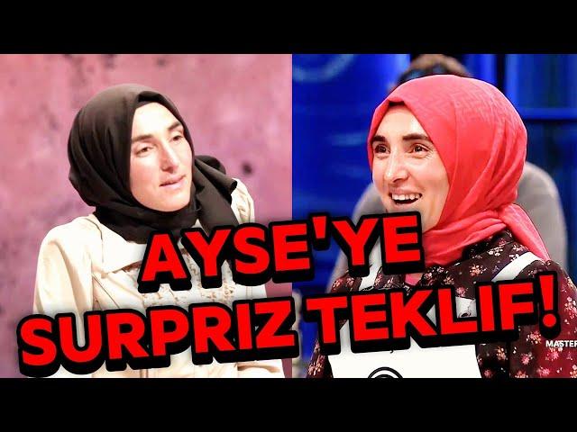 AYŞE'YE SÜRPRİZ TEKLİF!! MASTERCHEF'E VEDA EDEN AYŞE'YE BÜYÜK FIRSAT!