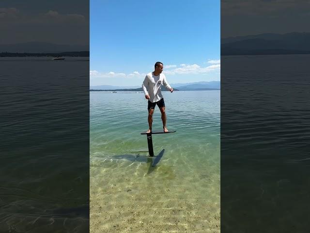 Fly by, fly high | pump foiling #shorts