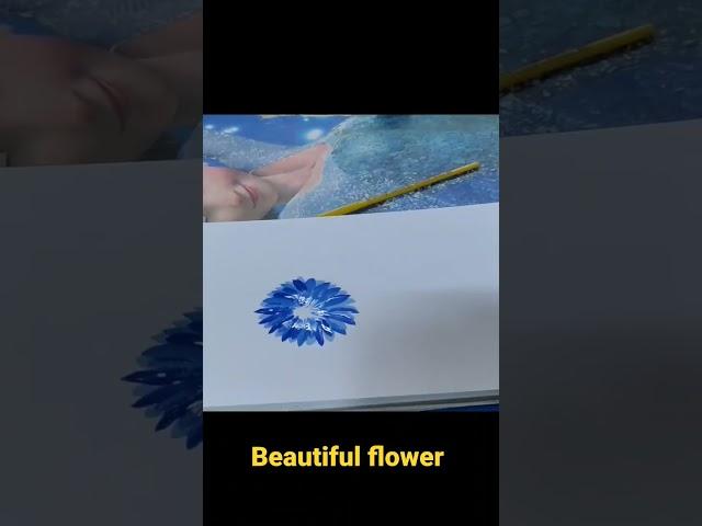 Beautiful flower #Easy art#Beautiful painting#youtube Short#Huma khan.