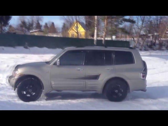 Mitsubishi Pajero 3 напролом по снегу (Паджеро клуб #14)