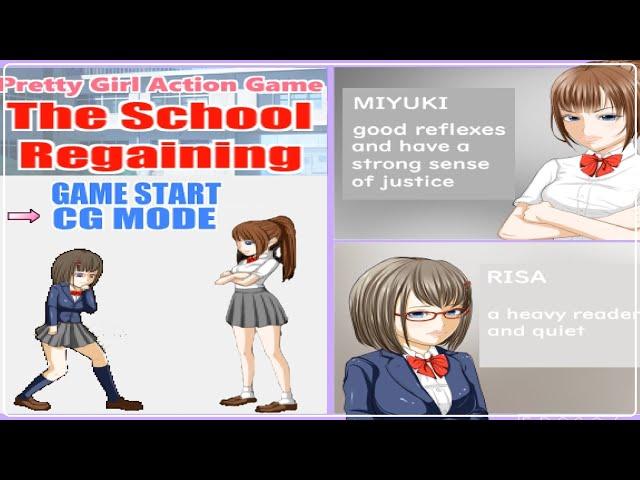 Pretty Girl Action Game The School Regaining