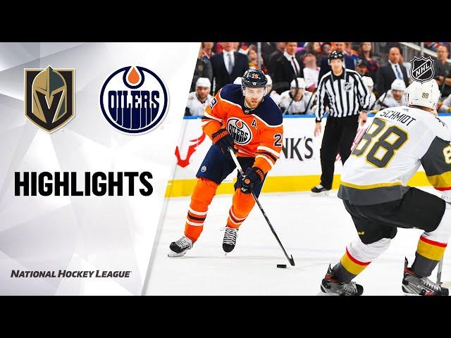 NHL Highlights | Golden Knights @ Oilers 3/9/20