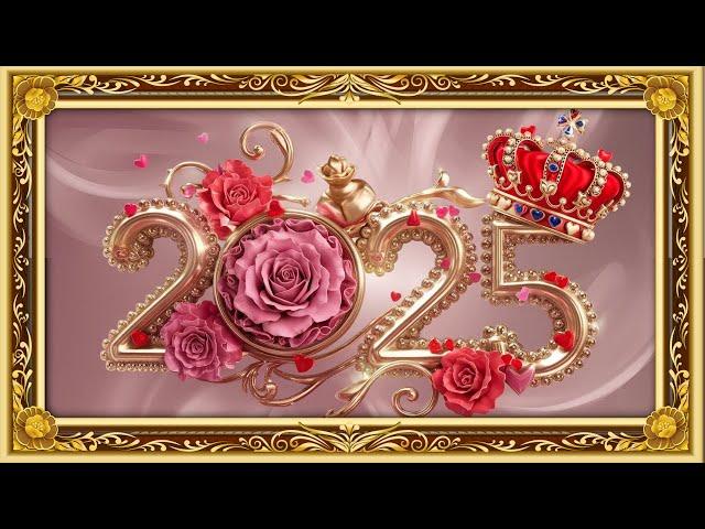 Happy New Year 2025 | New Year's Eve 2025 | Animated Art Screensaver Frame Art 3D | TV Screensaver