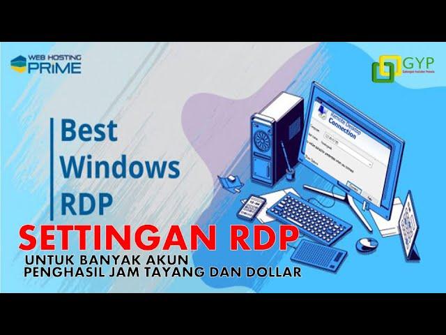 Tutorial Cara Mengaktifkan Remote Desktop RDP di Windows 11.Settingan Mencari Jam tayang.Akun banyak