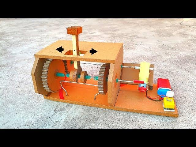 DIY 2 Speed Gearbox from cardboard