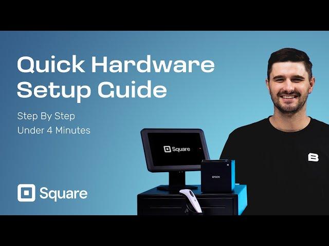 Square POS Hardware Setup | How To Connect Printer, Cash Drawer, Barcode Scanner and Card Reader.