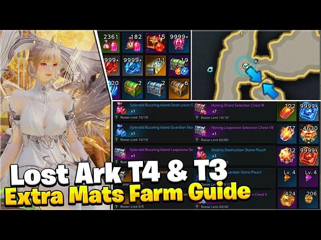 Complete Lost Ark T4 & T3 Material Farming Guide