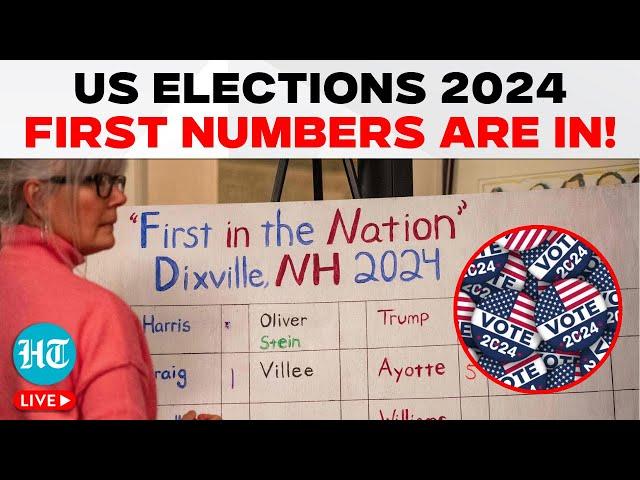 US Election Results LIVE: New Hampshire Township Dixville Notch Vote Result | Trump | Harris