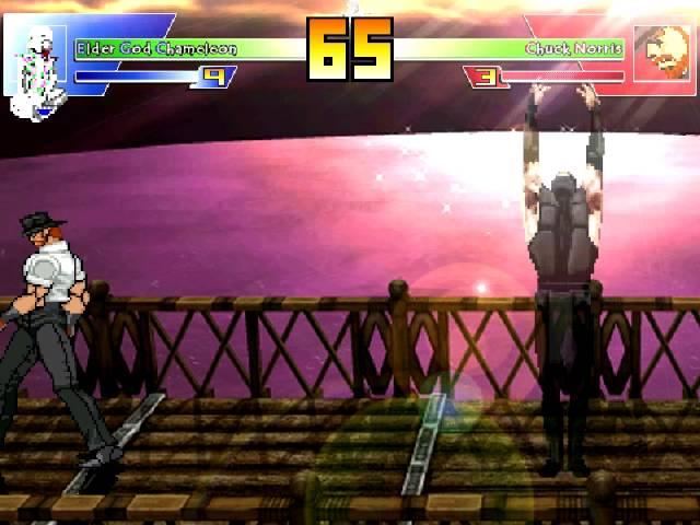 SNK Vs. Capcom Ultimate Mugen 2009 Hi-Res Edition (Elder God Chameleon Vs. Chuck Norris)