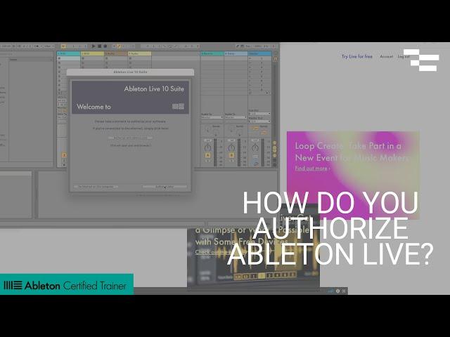 How Do you Authorize Ableton Live?