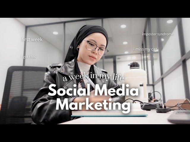 what i do as a Social Media Marketer (1st week!)