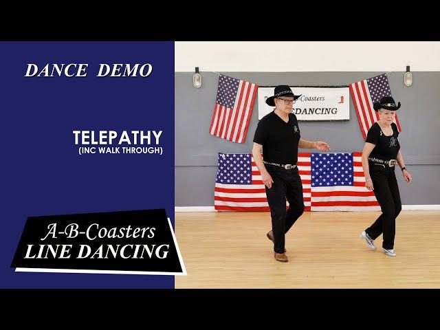 TELEPATHY - Line Dance Demo & Walk Through