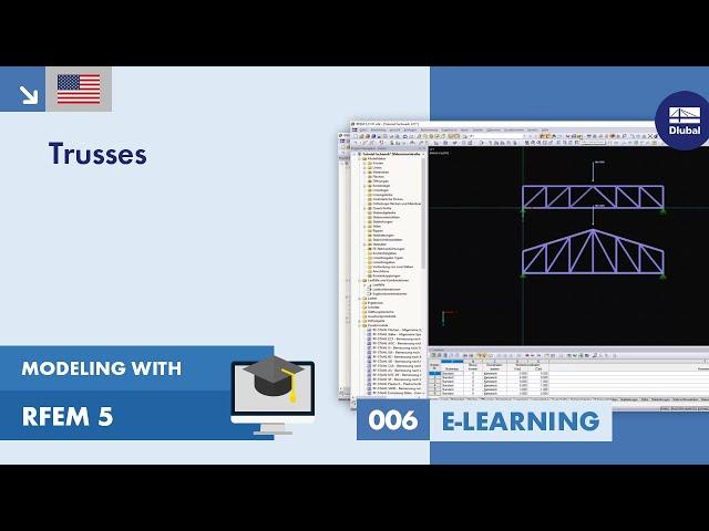 Modeling with RFEM 5 | 006 Trusses