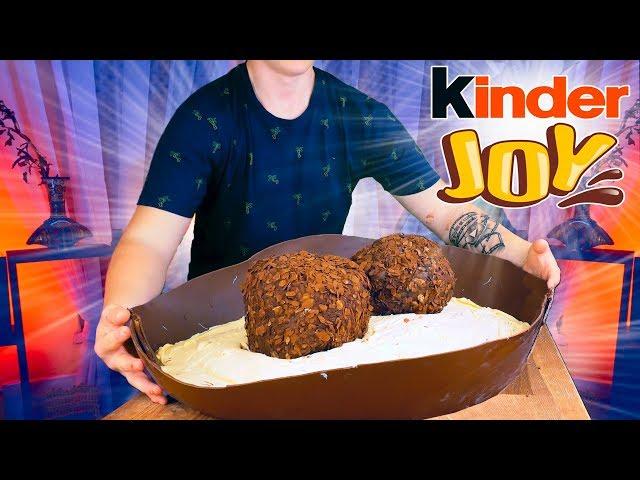 I MADE A GIANT KINDER JOY WEIGHING 24 KILOGRAMS.