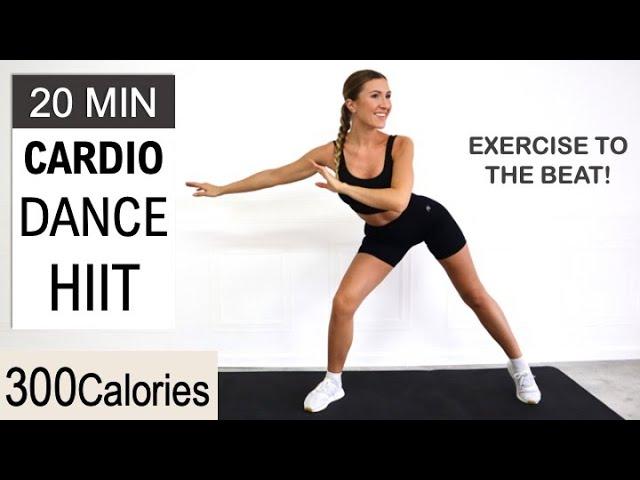 20 Min Intense CARDIO DANCE HIIT Workout | Super Fun & Sweaty | Calorie Killer | Warm Up + Cool Down