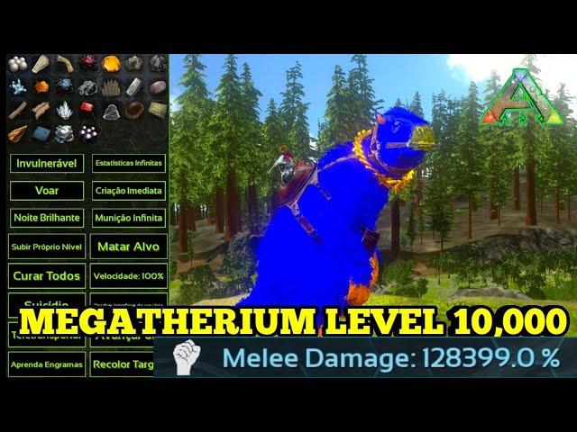 Ark mobile ||Taming Megatherium level 10,000