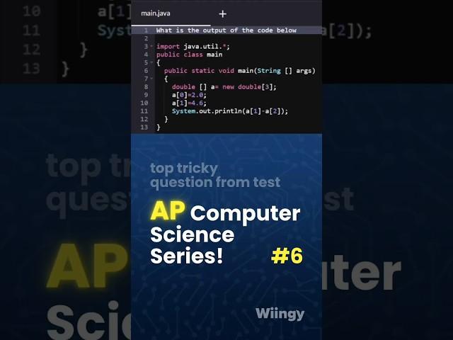 Java Basics: AP Question Explained in 60 Seconds!  #apcs #java #computerscience