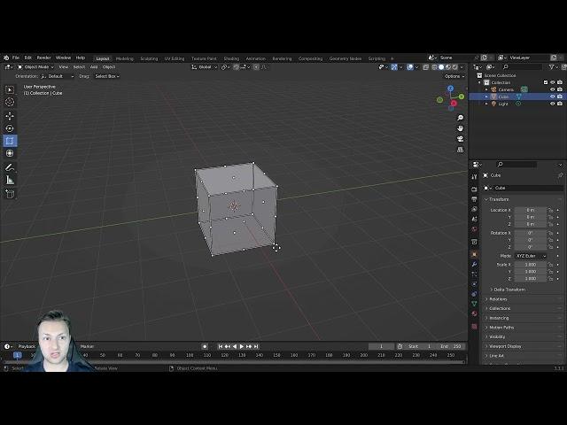 Blender Tutorial - The Various Ways To Scale Models In Blender