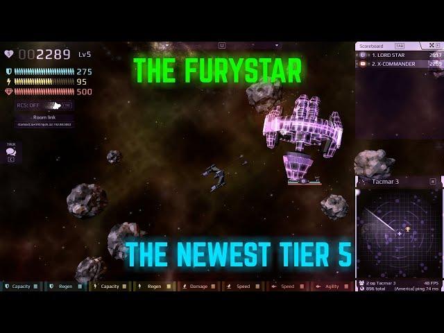 Brand New Ship: The FuryStar - Starblast.io