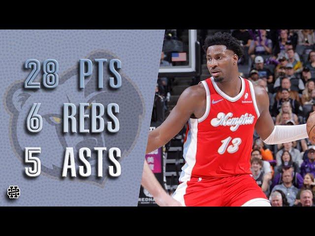 Jaren Jackson Jr 28 pts 6 rebs 5 asts vs Kings 24/25 season