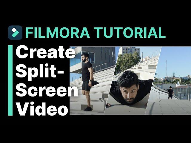 Create Split Screen Video Filmora Tutorial