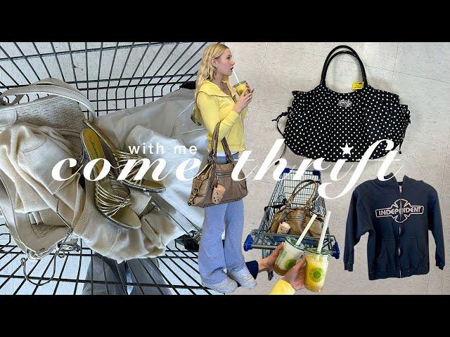 THRIFTING SPRING 2024 TRENDS | come thrift with me