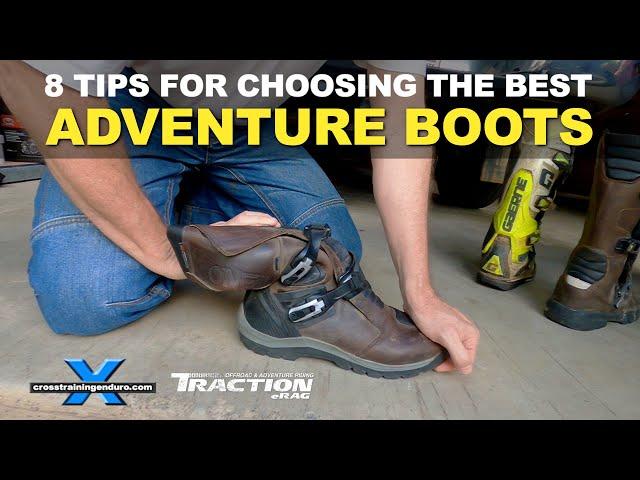 How to choose the best adventure boots or dual sport boots!︱Cross Training Adventure