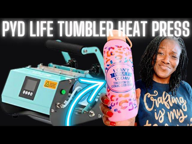 PYD LIFE 2 IN 1 TUMBLER HEAT PRESS MACHINE | HOW TO USE A TUMBLER PRESS FOR SUBLIMATION