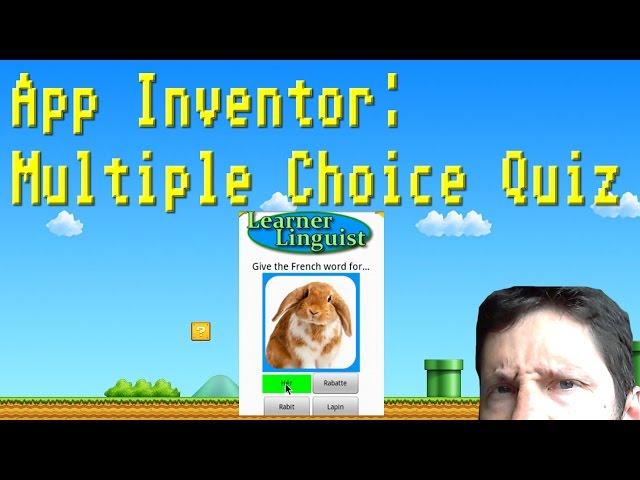 Making a Quiz App: Multiple Choice