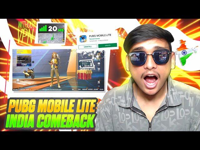 PUBG Lite Unban  PUBG Lite Without VPN Server Update | PUBG lite India - LION x GAMING