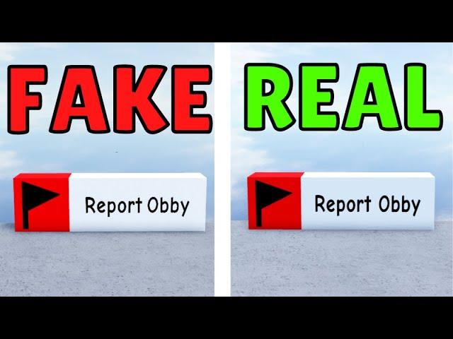 Obby Creator FAKE Report Button Tutorial!