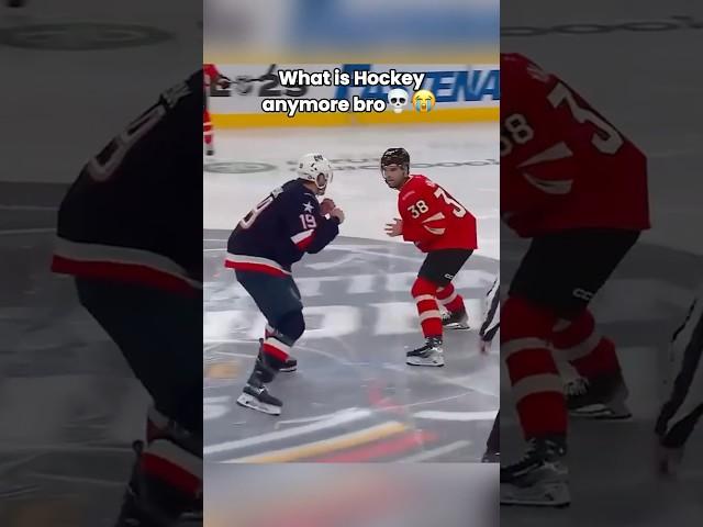 Intense Hockey Fight | USA vs. CANADA