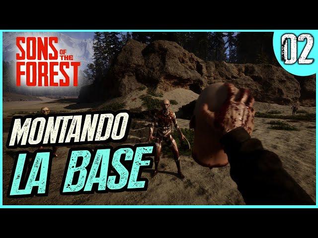 Sons of the Forest Gameplay Español | EP 2 | KELVIN y yo hacemos la Base