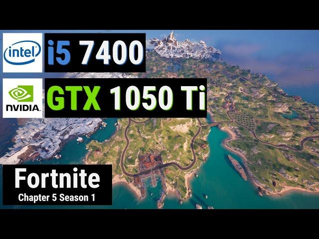 Core i5 7400 + GTX 1050 Ti vs FORTNITE