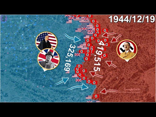 Battle of the Bulge in 1 minute using Google Earth