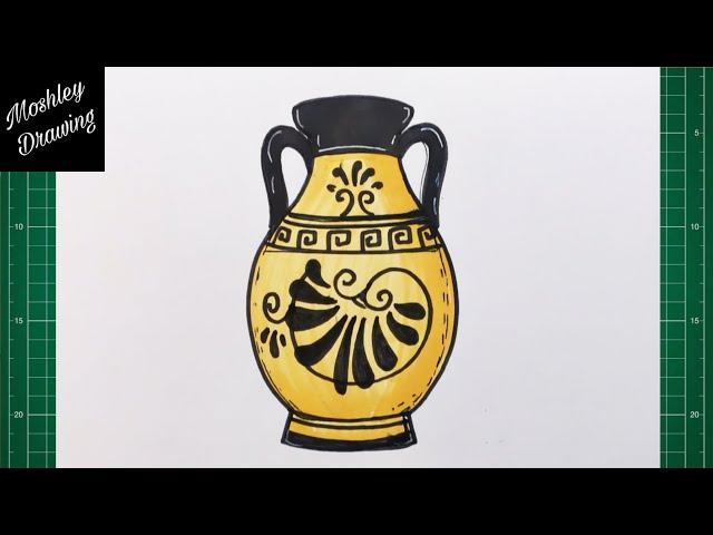 How to Draw a Native American Vase