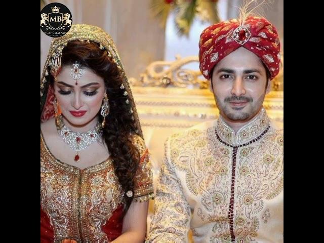 Ayeza Khan & Danish Taimoor wedding Pics #shortvideo #youtubeshort #shorts