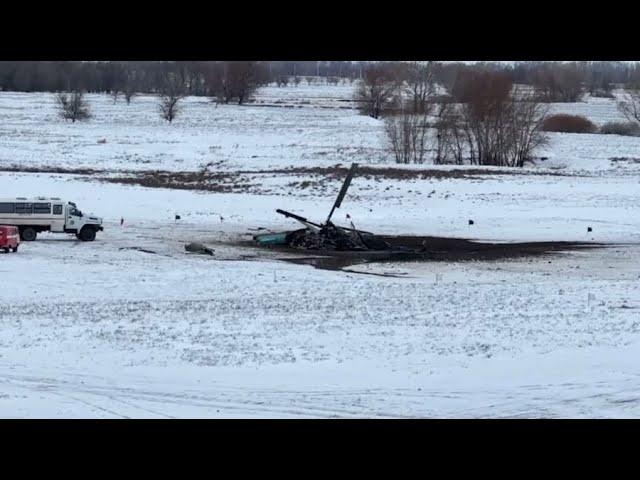 Падение вертолёта в Актюбинской области: заведено уголовное дело