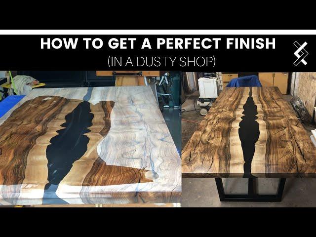 Perfect Table Finish (in a dusty garage)—Wood Table Finishing—How To Stain Wood