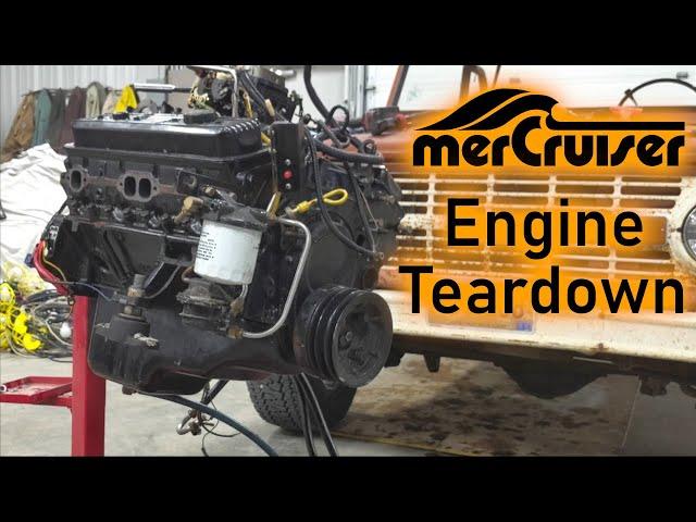 Engine Teardown -- '95 Crownline 5.7 Mercruiser Rebuild Part 3