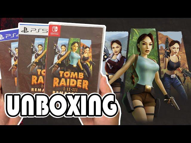 Tomb Raider I-III Remastered Starring Lara Croft (PS4/PS5/Switch) Unboxing