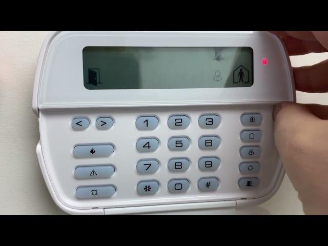 DSC PC1616 Security System Arming/Disarming Test With Siren