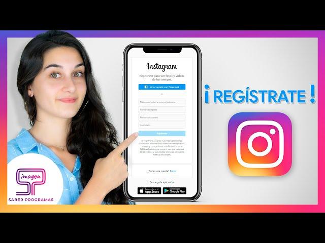  Cómo CREAR una CUENTA de INSTAGRAM 